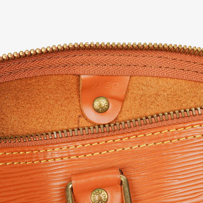 Louis Vuitton Keepall 45 Reisetasche in Cognac aus Epi Leder