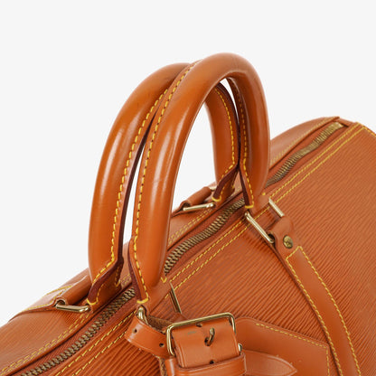 Louis Vuitton Keepall 45 Reisetasche aus cognacfarbenem Epi Leder