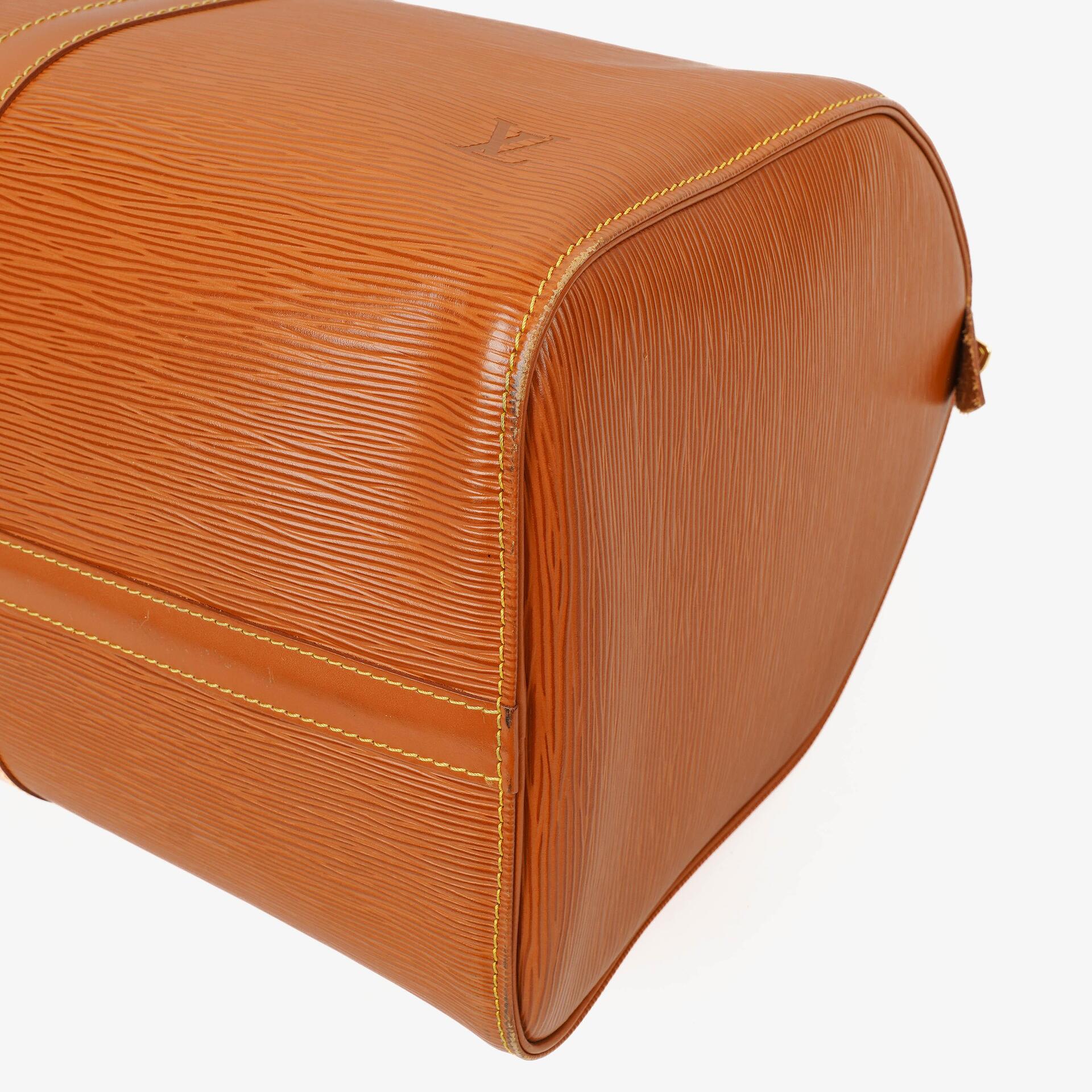 Louis Vuitton Keepall 45 Reisetasche aus cognacfarbenem Epi Leder