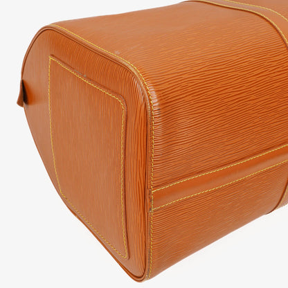 Louis Vuitton Keepall 45 Reisetasche aus cognacfarbenem Epi Leder