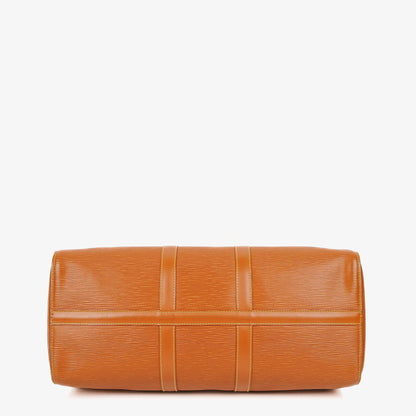 Louis Vuitton Keepall 45 Reisetasche aus cognacfarbenem Epi Leder