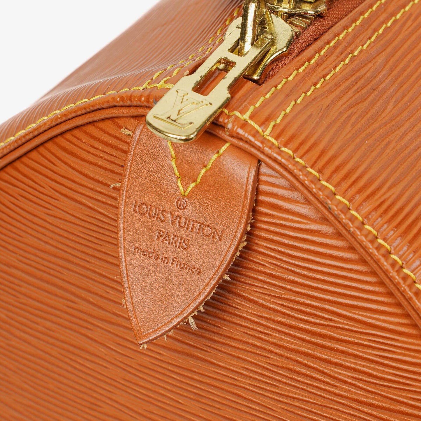 Louis Vuitton Keepall 45 Reisetasche aus cognacfarbenem Epi Leder
