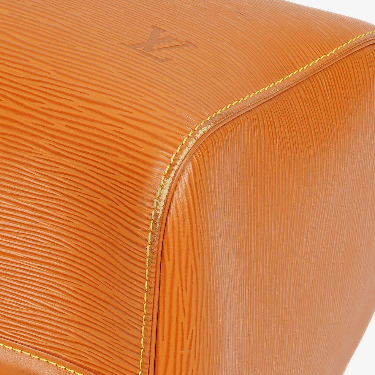 Louis Vuitton Keepall 45 Reisetasche aus cognacfarbenem Epi Leder