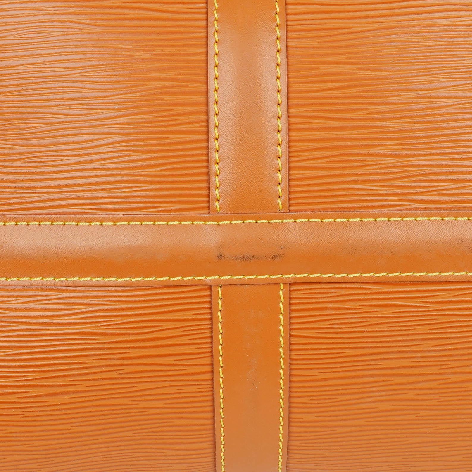Louis Vuitton Keepall 45 Reisetasche aus cognacfarbenem Epi Leder