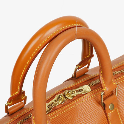 Louis Vuitton Keepall 45 Reisetasche aus cognacfarbenem Epi Leder