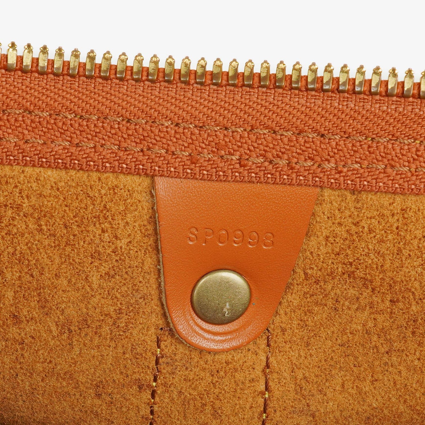 Louis Vuitton Keepall 45 Reisetasche aus cognacfarbenem Epi Leder