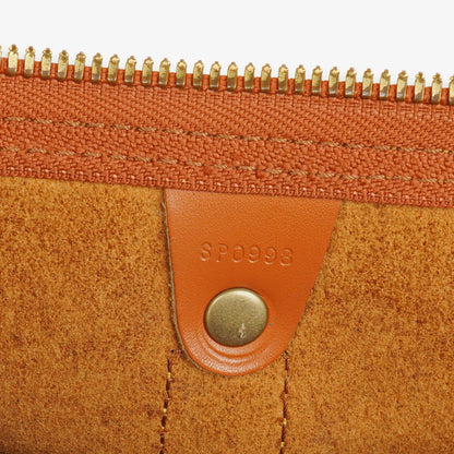 Louis Vuitton Keepall 45 Reisetasche aus cognacfarbenem Epi Leder