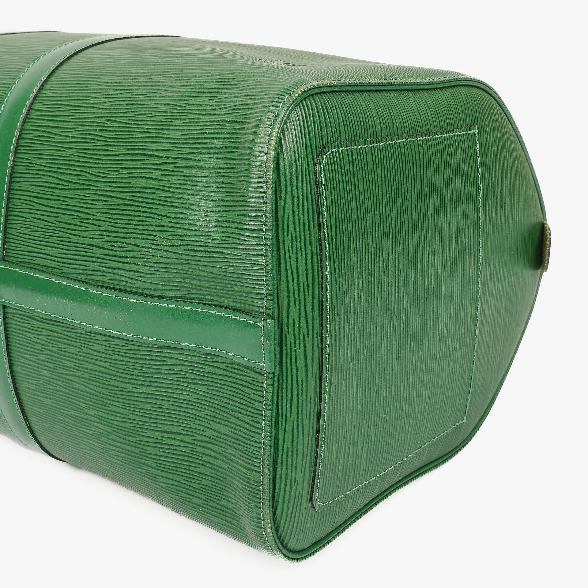 Louis Vuitton Keepall 45 Reisetasche aus grünem Epi Leder