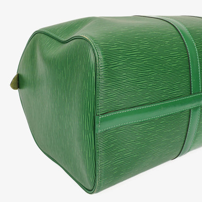 Louis Vuitton Keepall 45 Reisetasche aus grünem Epi Leder