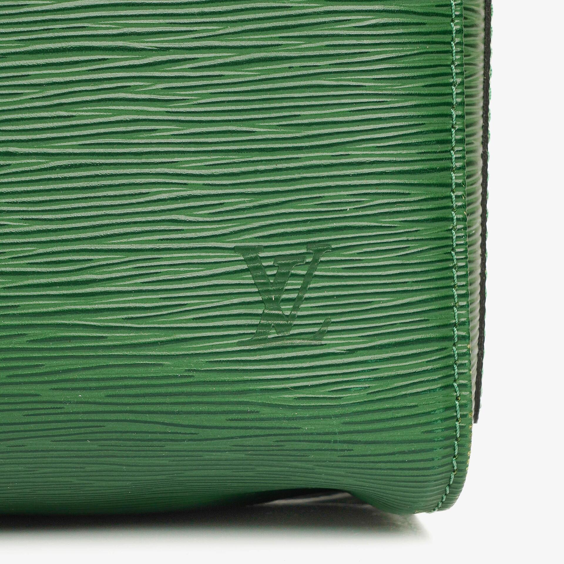 Louis Vuitton Keepall 45 Reisetasche aus grünem Epi Leder
