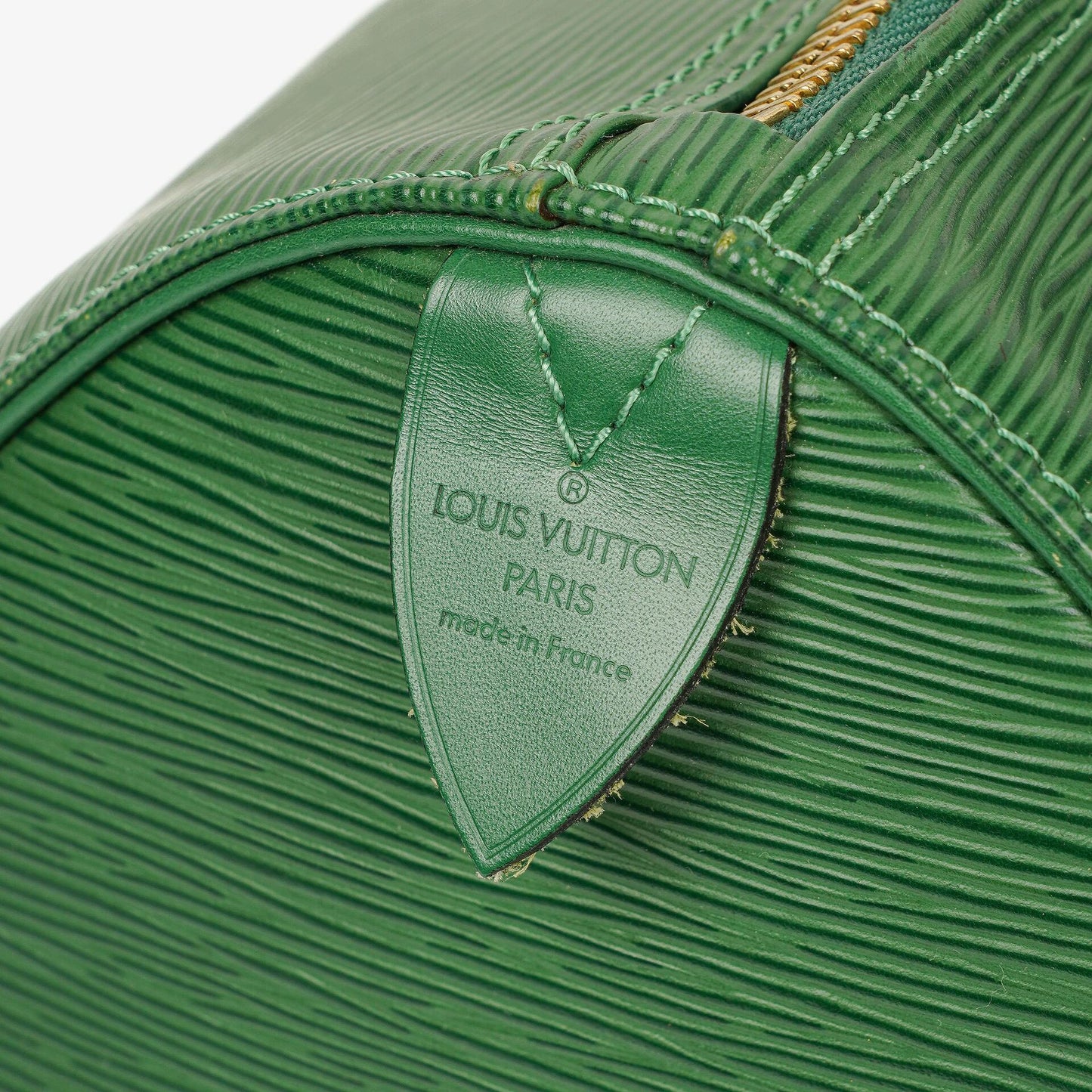 Louis Vuitton Keepall 45 Reisetasche aus grünem Epi Leder
