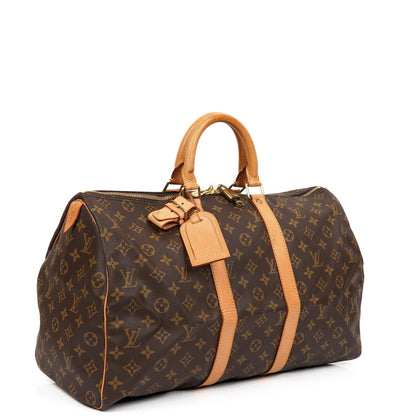 Louis Vuitton Keepall 45 Reisetasche aus Monogram Canvas