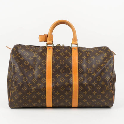 Louis Vuitton Keepall 45 Reisetasche aus Monogram Canvas