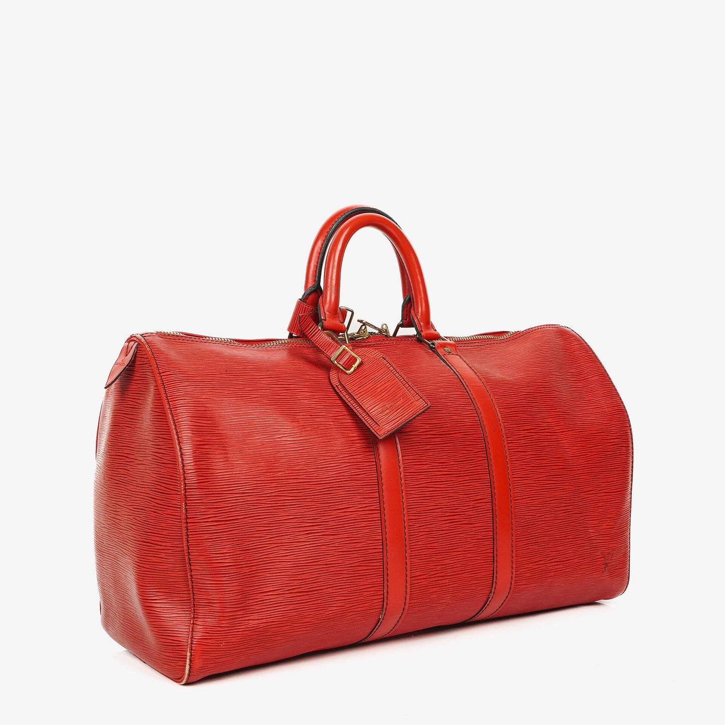 Louis Vuitton Keepall 45 Reisetasche aus rotem Epi-Leder