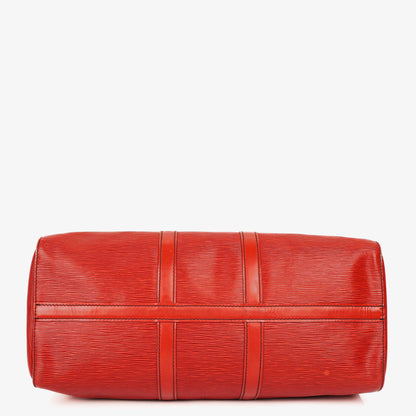 Louis Vuitton Keepall 45 Reisetasche aus rotem Epi-Leder