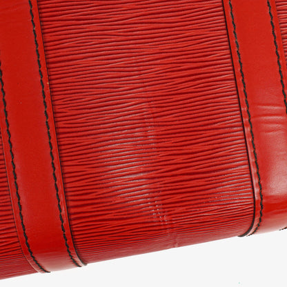 Louis Vuitton Keepall 45 Reisetasche aus rotem Epi-Leder