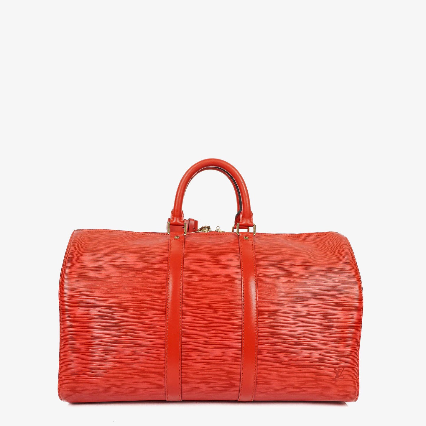 Louis Vuitton Keepall 45 Reisetasche aus rotem Epi Leder
