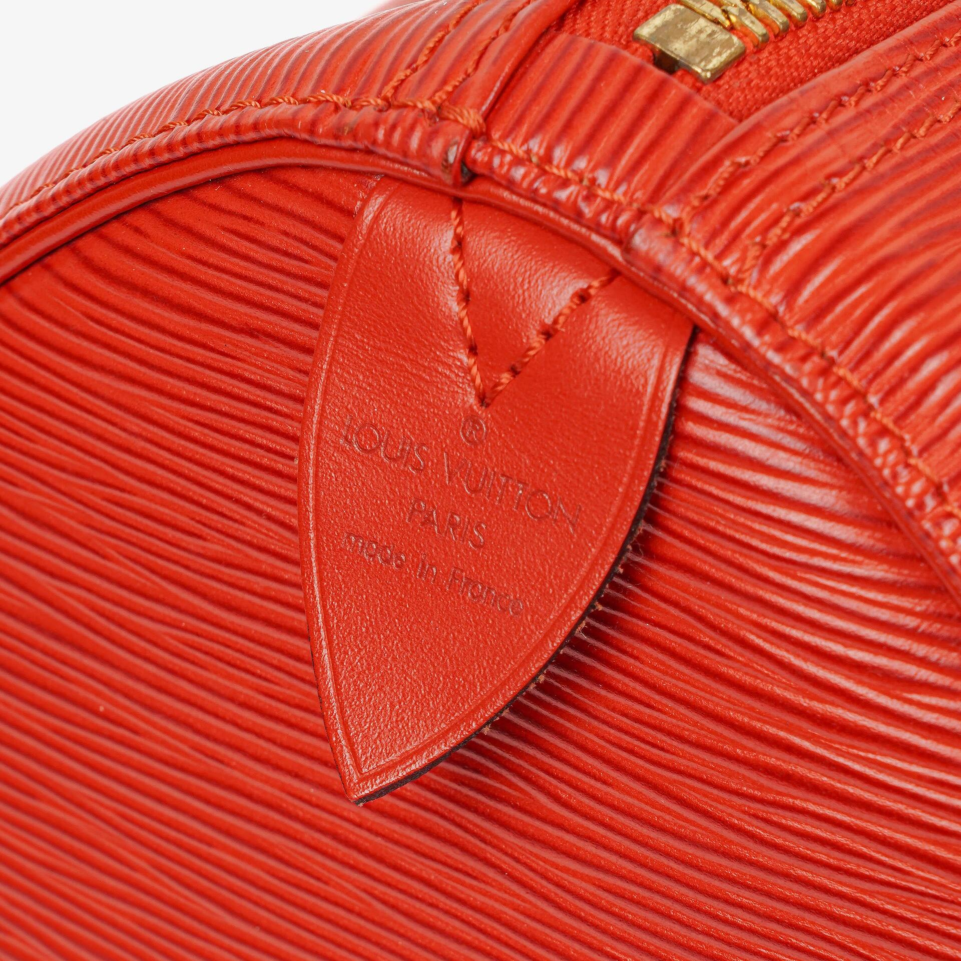 Louis Vuitton Keepall 45 Reisetasche aus rotem Epi Leder
