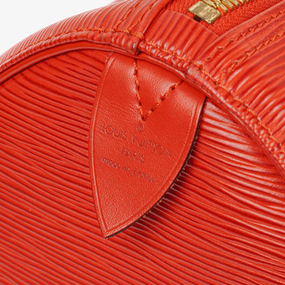 Louis Vuitton Keepall 45 Reisetasche aus rotem Epi Leder