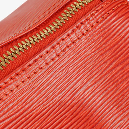 Louis Vuitton Keepall 45 Reisetasche aus rotem Epi Leder