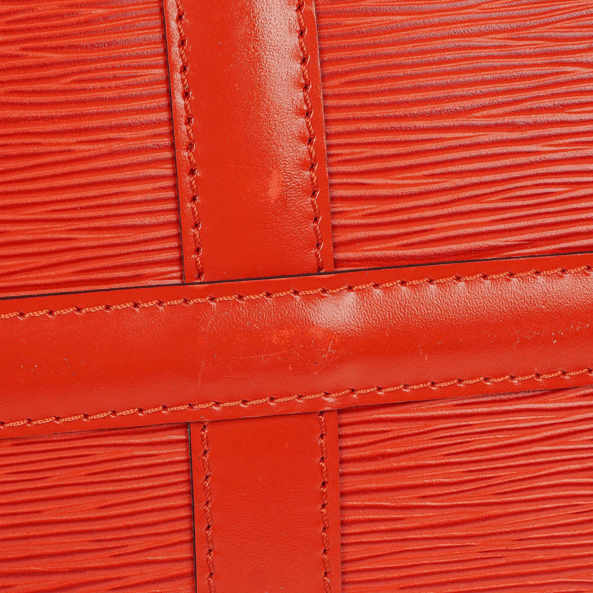 Louis Vuitton Keepall 45 Reisetasche aus rotem Epi Leder