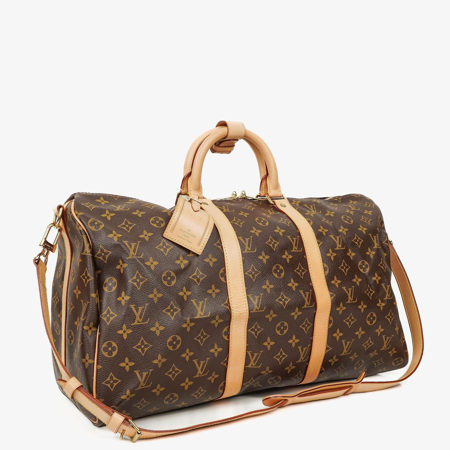 Louis Vuitton Keepall 50 Bandoulière Reisetasche aus Monogram Canvas