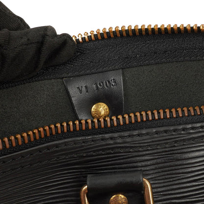 Louis Vuitton Keepall 50 Schwarze EPI Leder Reisetasche, 1993