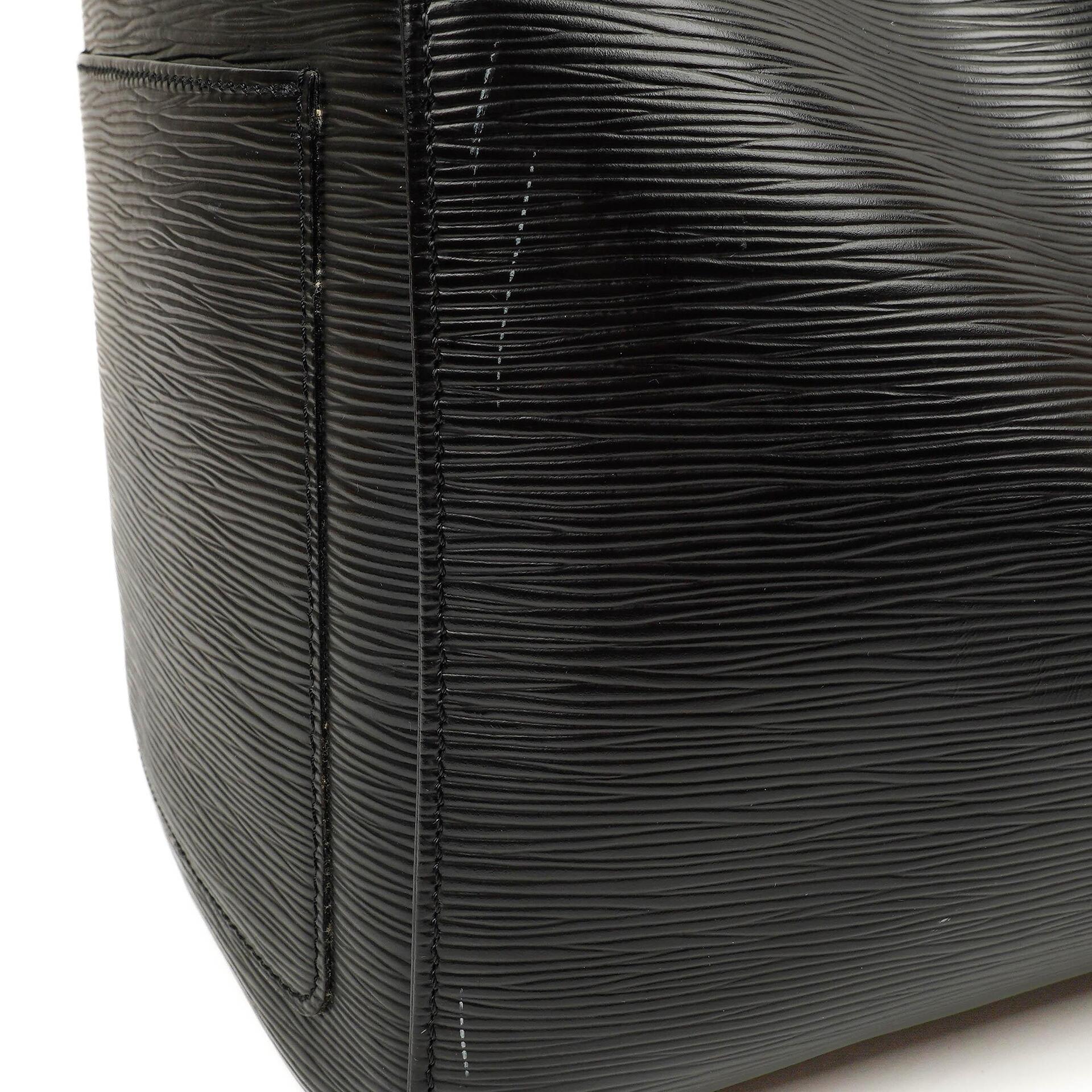 Louis Vuitton Keepall 50 Schwarze EPI Leder Reisetasche, 1993