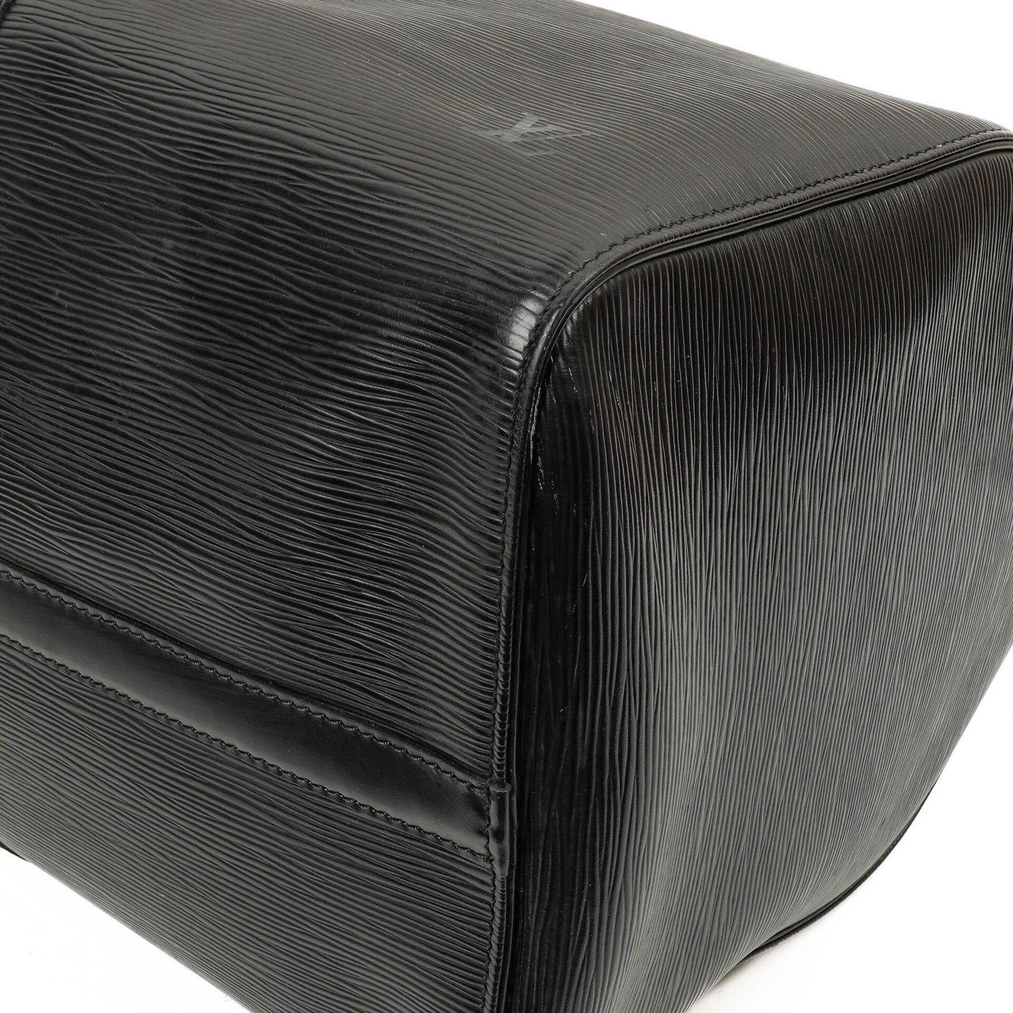 Louis Vuitton Keepall 50 Schwarze EPI Leder Reisetasche, 1993