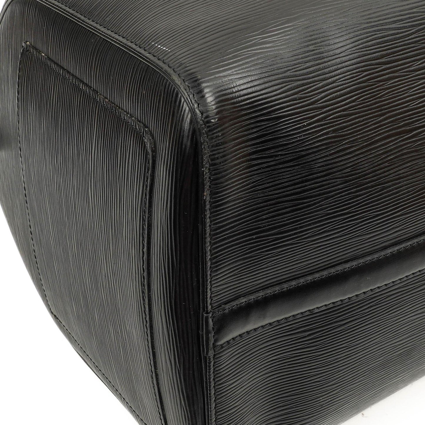 Louis Vuitton Keepall 50 Schwarze EPI Leder Reisetasche, 1993