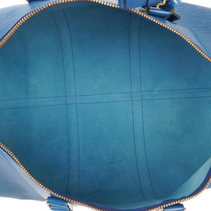 Louis Vuitton Keepall 50 Reisetasche aus blauem Epi Leder
