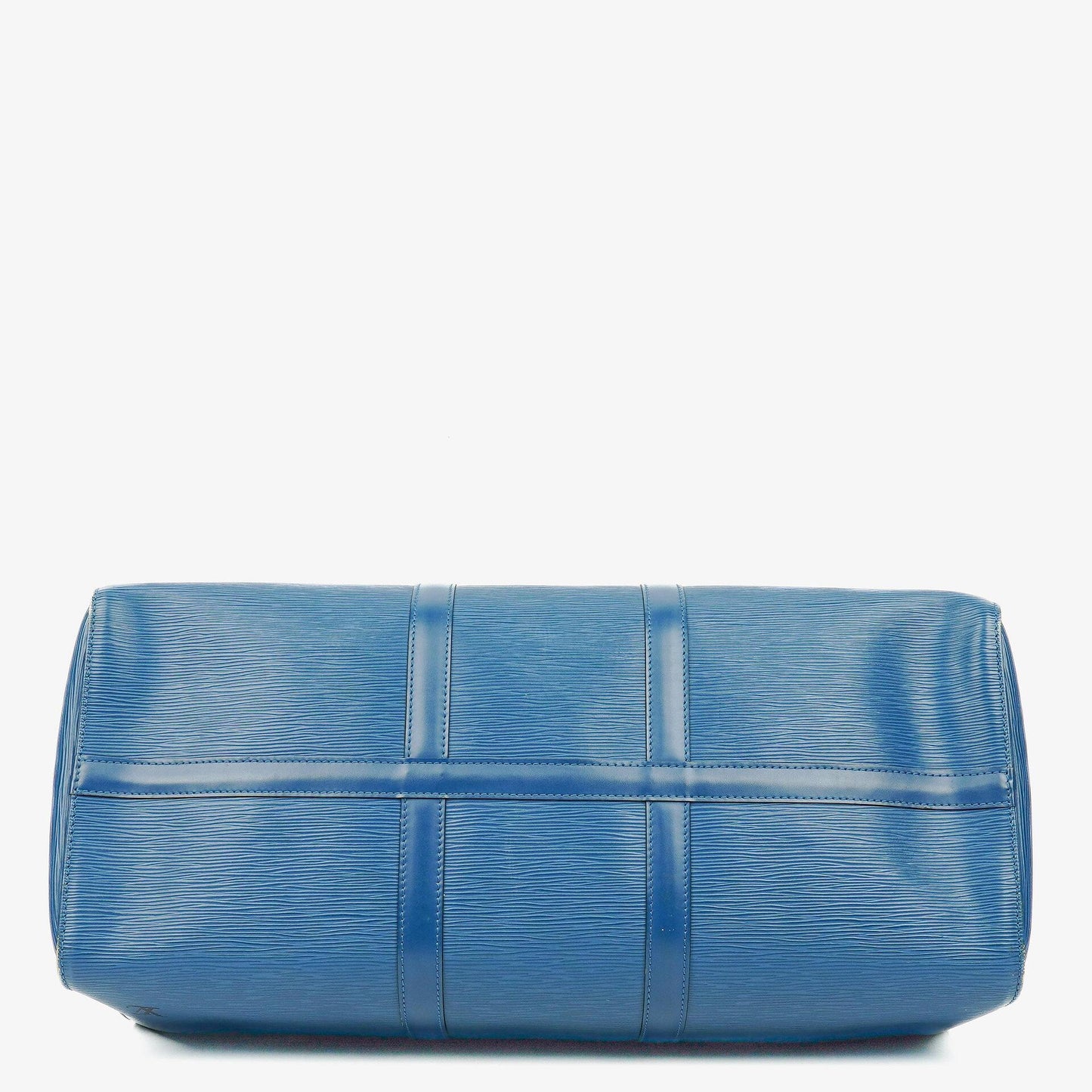 Louis Vuitton Keepall 50 Reisetasche aus blauem Epi-Leder