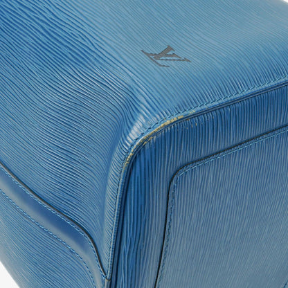 Louis Vuitton Keepall 50 Reisetasche aus blauem Epi-Leder