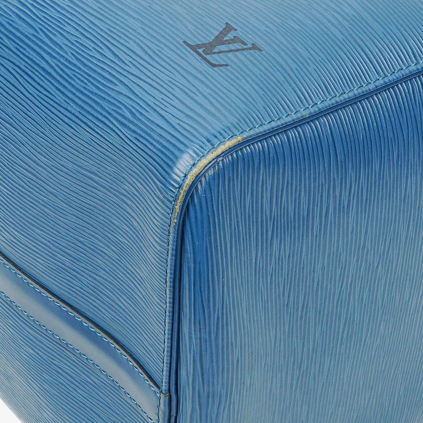 Louis Vuitton Keepall 50 Reisetasche aus blauem Epi-Leder