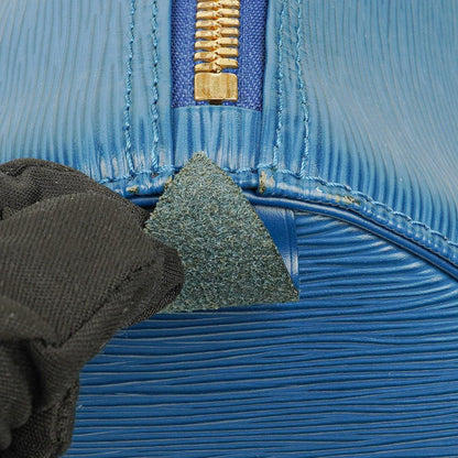 Louis Vuitton Keepall 50 Reisetasche aus blauem Epi-Leder