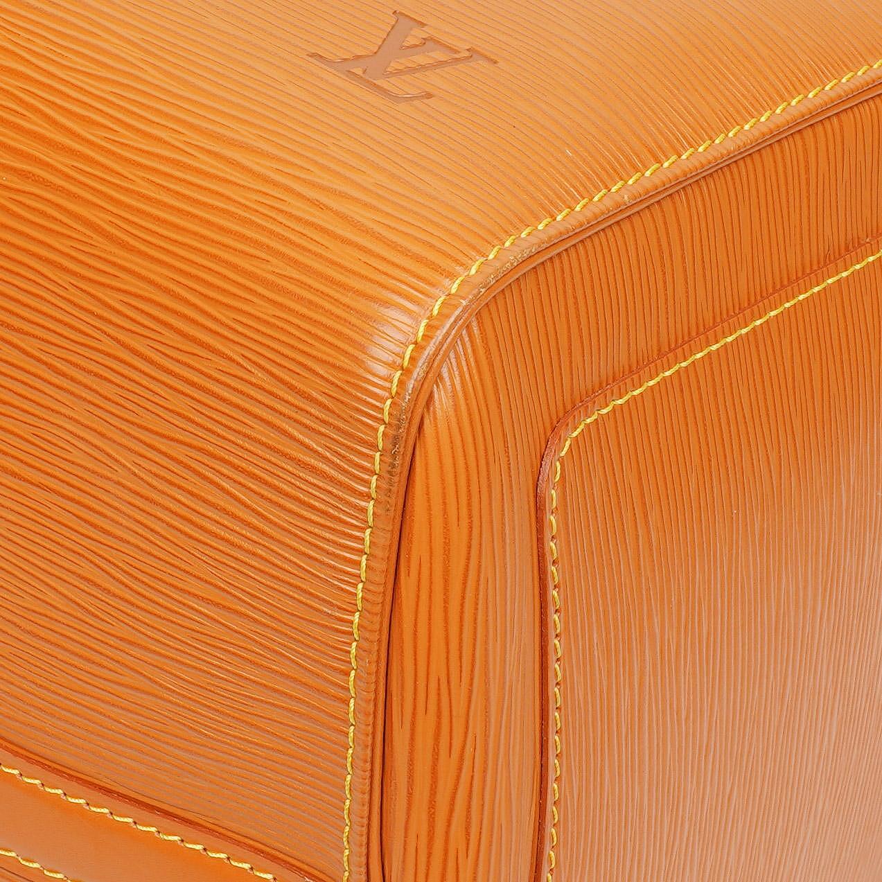 Louis Vuitton Keepall 50 Reisetasche in Braun aus Epi Leder