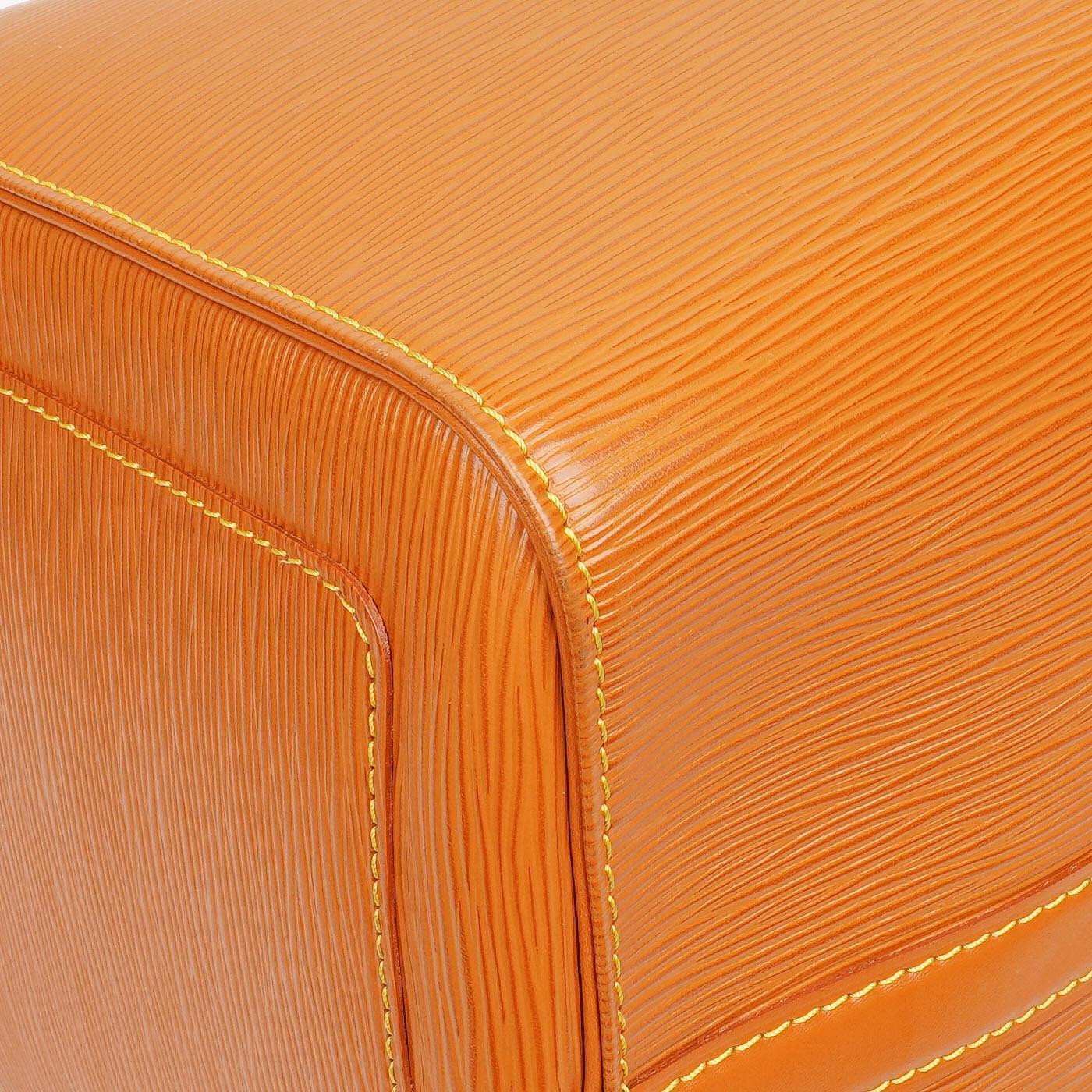 Louis Vuitton Keepall 50 Reisetasche in Braun aus Epi Leder
