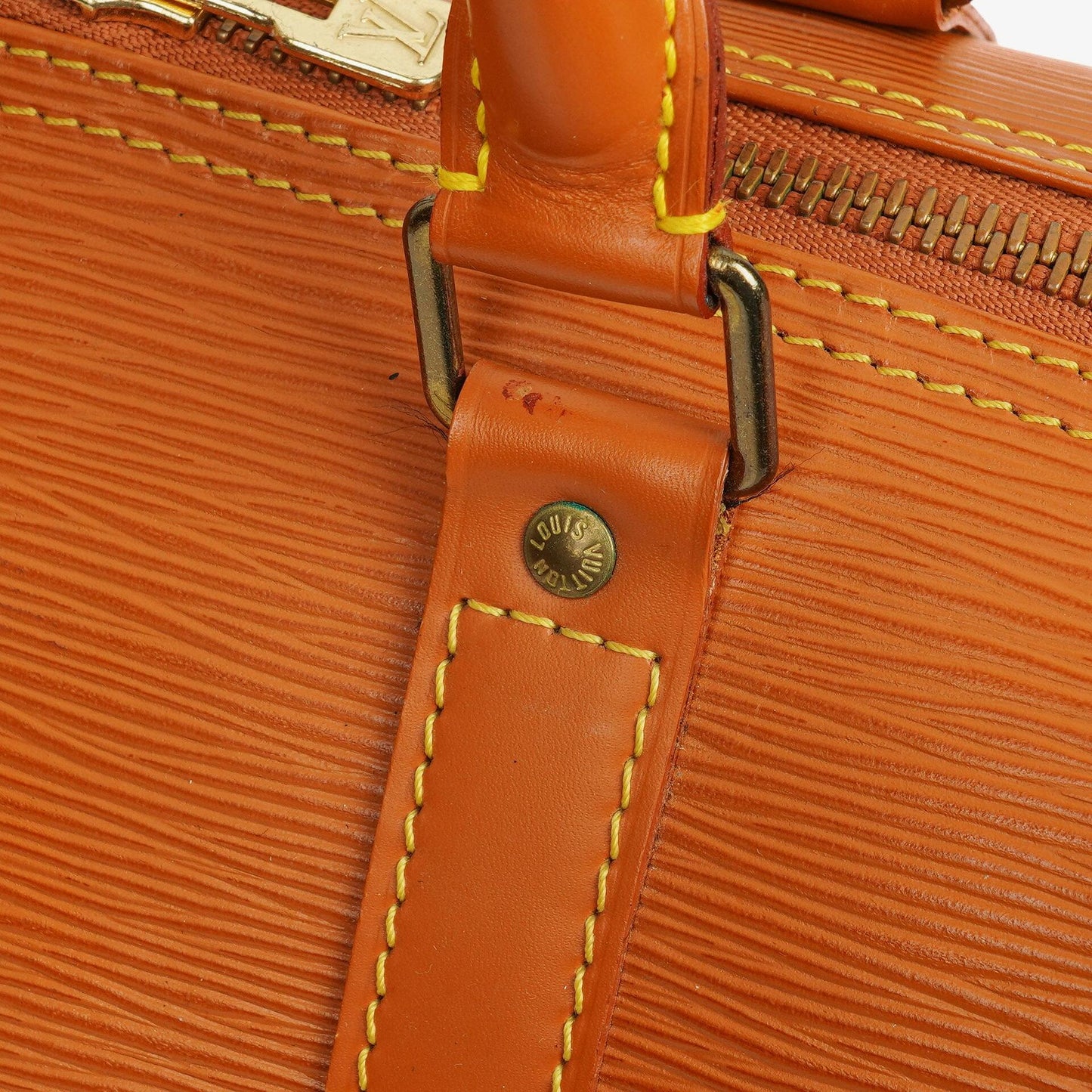 Louis Vuitton Keepall 50 Reisetasche in Braun aus Epi Leder