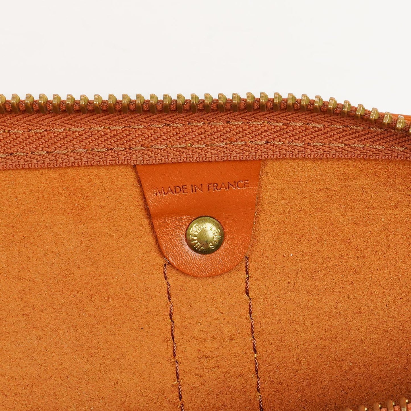Louis Vuitton Keepall 50 Reisetasche in Braun aus Epi Leder