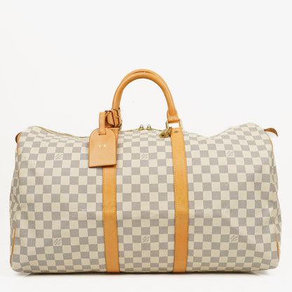 Louis Vuitton Keepall 50 Damier Azur Reisetasche