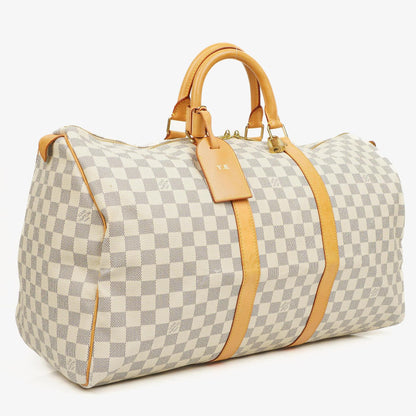 Louis Vuitton Keepall 50 Damier Azur Reisetasche