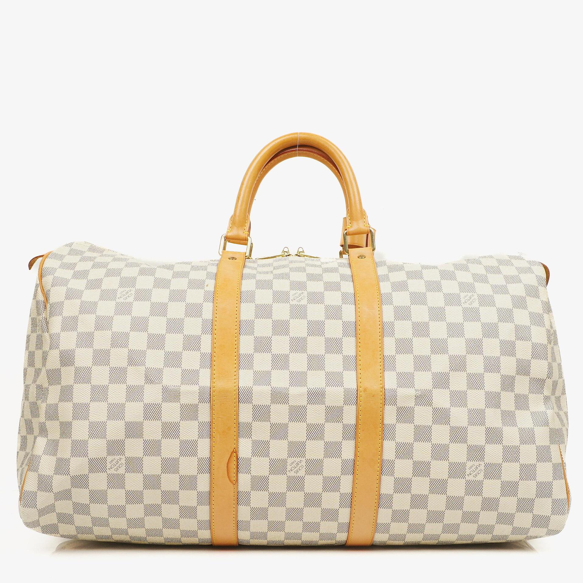 Louis Vuitton Keepall 50 Damier Azur Reisetasche