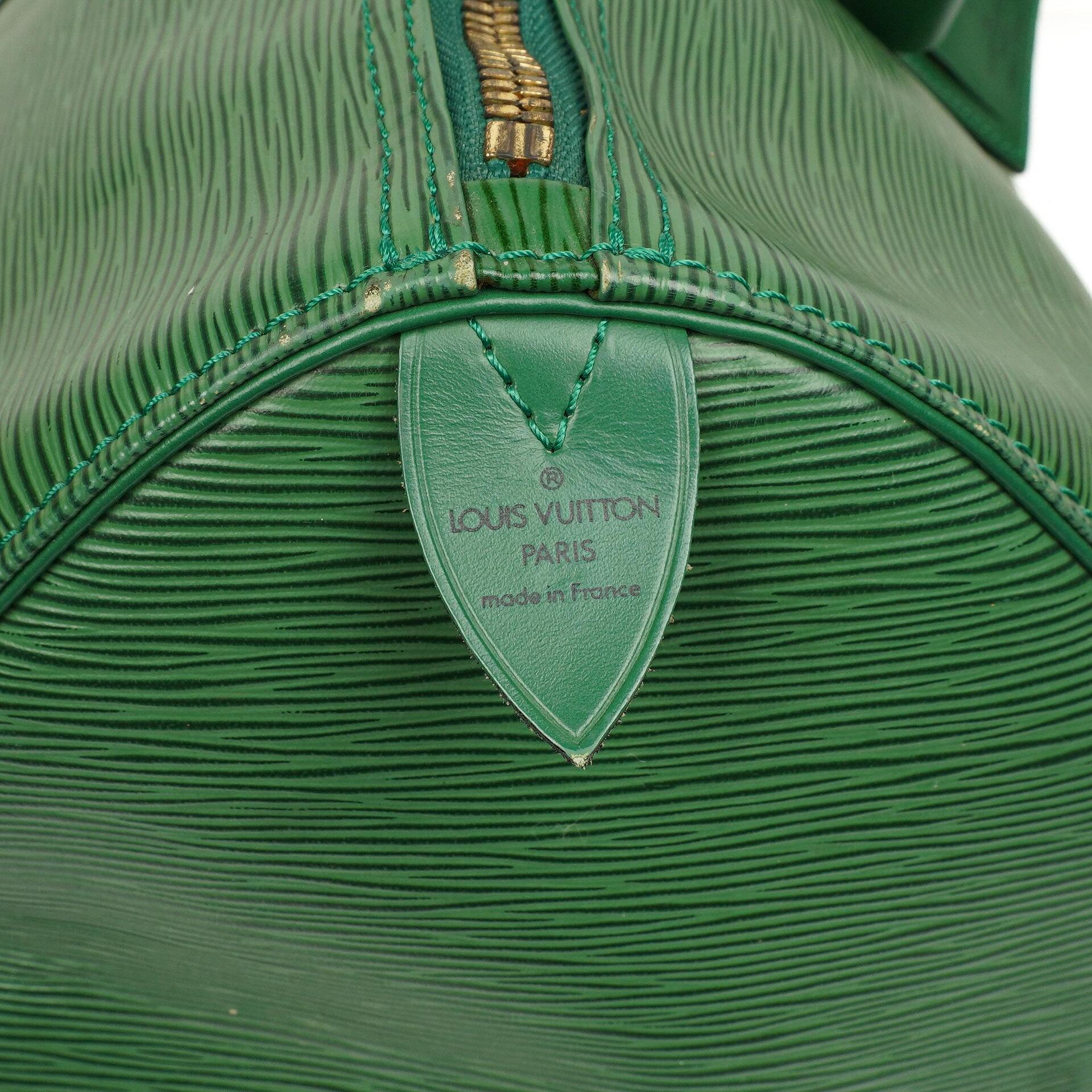 Louis Vuitton Keepall 50 Grün EPI Leder Reisetasche, 1995