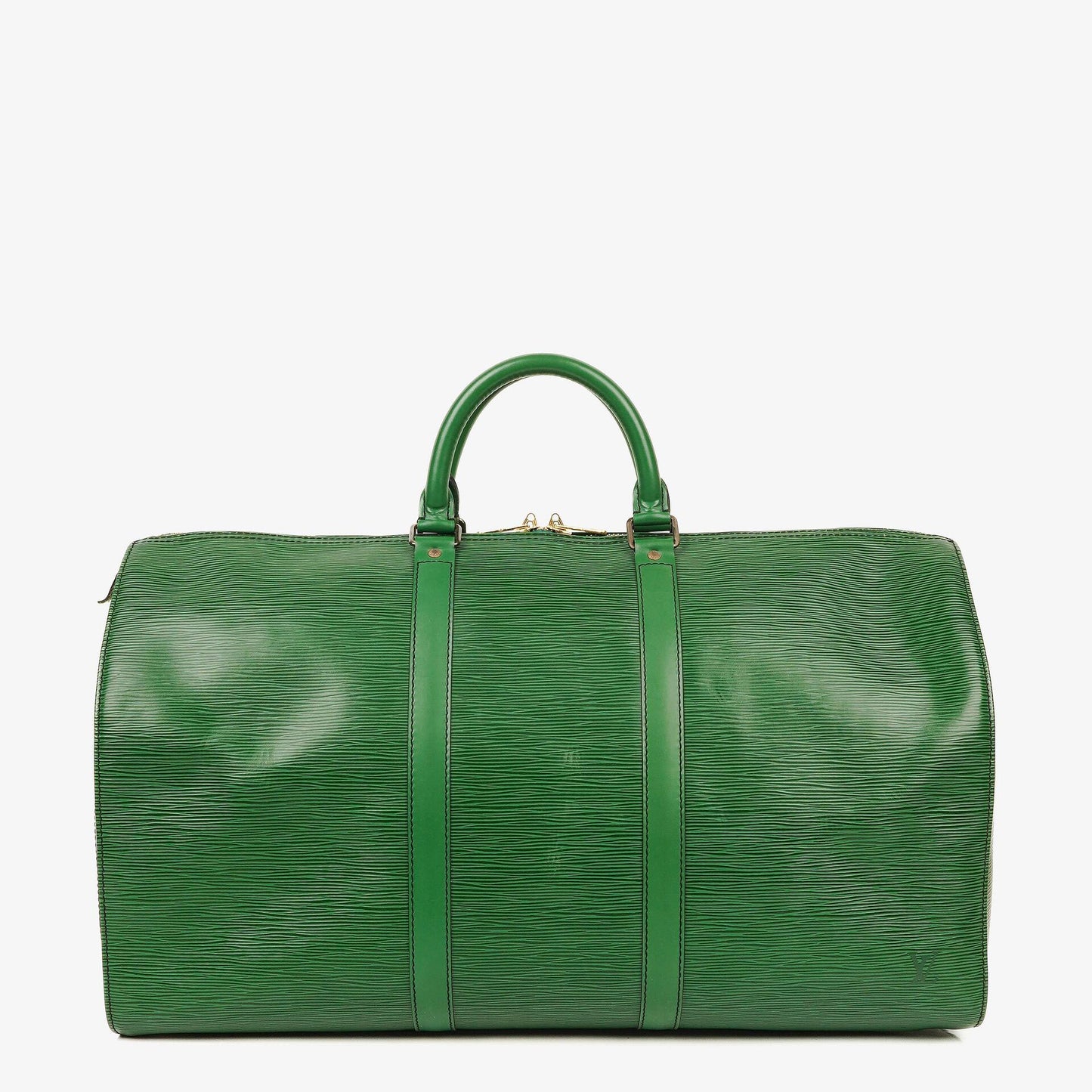 Louis Vuitton Keepall 50 Reisetasche aus grünem Epi-Leder
