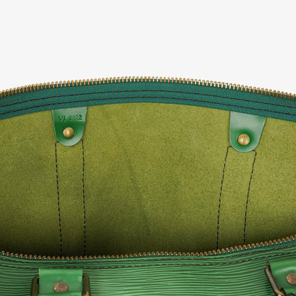 Louis Vuitton Keepall 50 Reisetasche aus grünem Epi-Leder