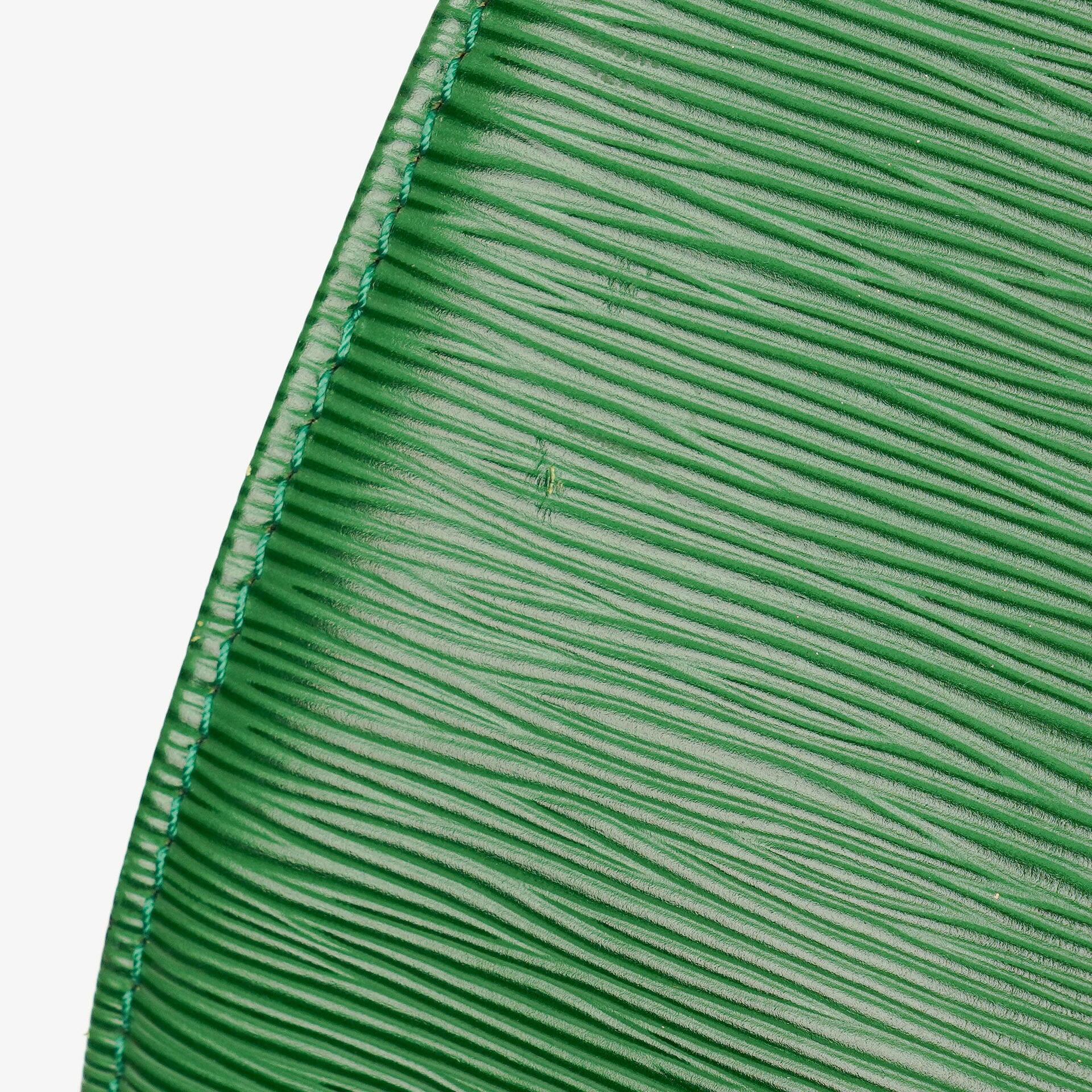 Louis Vuitton Keepall 50 Reisetasche in Grün aus Epi Leder