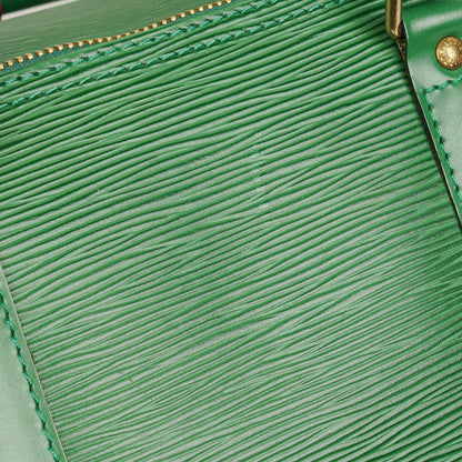 Louis Vuitton Keepall 50 Reisetasche in Grün aus Epi Leder