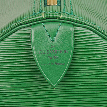 Louis Vuitton Keepall 50 Reisetasche in Grün aus Epi Leder