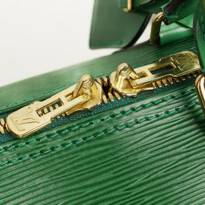Louis Vuitton Keepall 50 Reisetasche in Grün aus Epi Leder