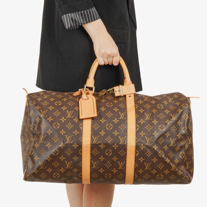 Louis Vuitton Keepall 50 Monogram Canvas Reisetasche